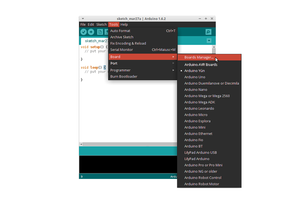 ارائه نرم افزار ARDUINO IDE 1.6.2 – وبلاگ آردوینو